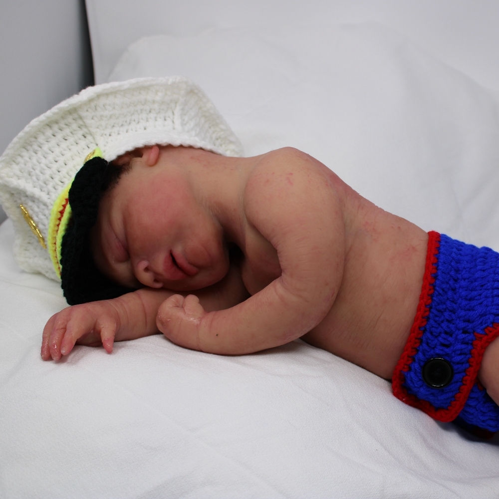Marines Newborn Baby, 0-3m Crocheted Outfit set